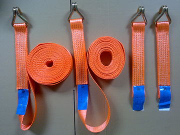 주문 래치드와 2 두 배 J 걸이를 가진 결박 LC2500 DN EN12195-2 50MM 폴리에스테 파랑을 래치트 장치로 움직이십시오 online manufacture