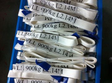 주문 유효한 안전율 5에서 1 끝없는 가죽 끈 새총 900kg 백색 색깔 OEM online manufacture