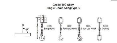 주문 다 목적 G100 드는 사슬 새총, 새총 유형 합금 새총 사슬 online manufacture