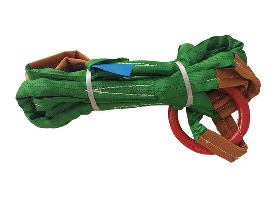 주문 안전 안티 Abrasion 평면 웹링 폴리에스터 리프팅 스링 online manufacture