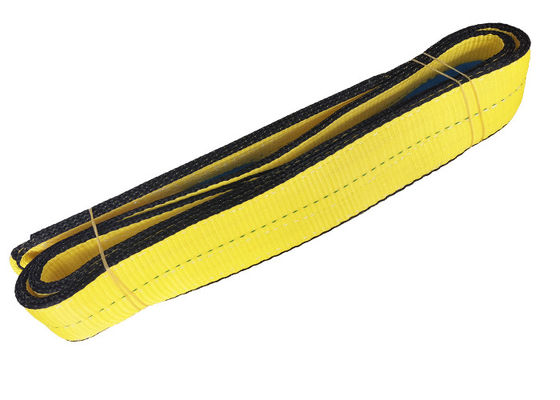 주문 고강도 평면 폴리에스터 WSTDA-1- HP / ASME B30.9 / NAVFAC P-307눈 및 눈 웹 스링 online manufacture