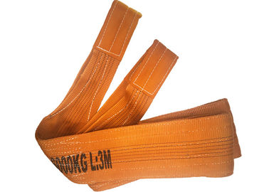 주문 6000kg 폴리에스테 편평한 가죽 끈 새총 EN1492-1 기중기 장비 드는 결박 online manufacture