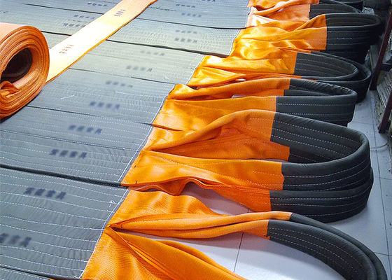 주문 눈과 눈 평면 직물 랩링 스링 EN1492-1 2000 WLL 10T 블루 로벨 online manufacture